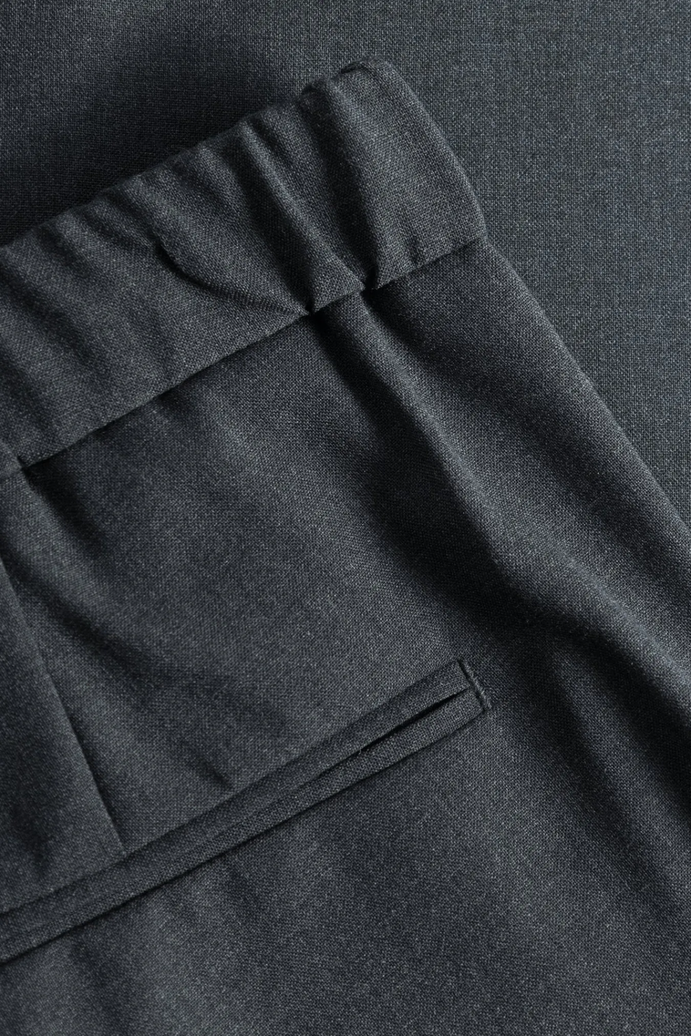 TROUSERS^Norse Projects Aaren Cordura Tech Wool Trouser Charcoal Melange