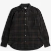 SHIRTING^Norse Projects Algot Relaxed Wool Check Shirt Espresso