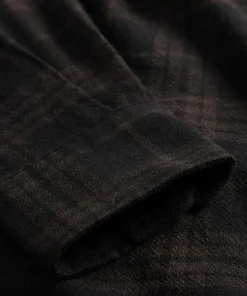 SHIRTING^Norse Projects Algot Relaxed Wool Check Shirt Espresso