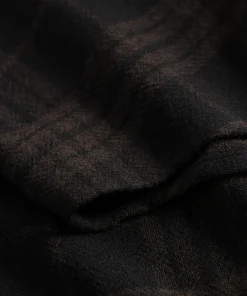 SHIRTING^Norse Projects Algot Relaxed Wool Check Shirt Espresso