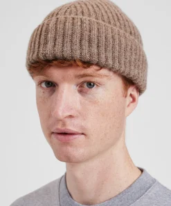BEANIES^Norse Projects Alpaca Beanie Taupe
