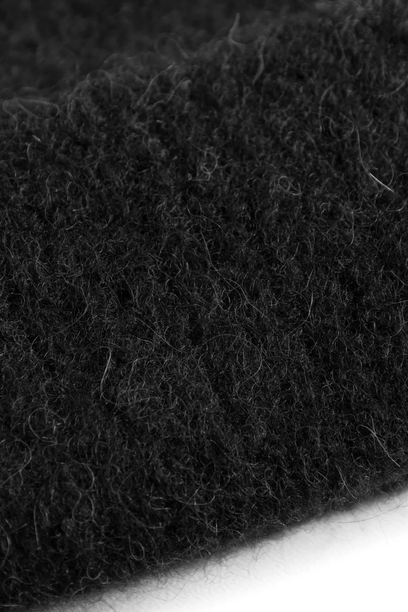 BEANIES^Norse Projects Alpaca Wool Short Beanie Black
