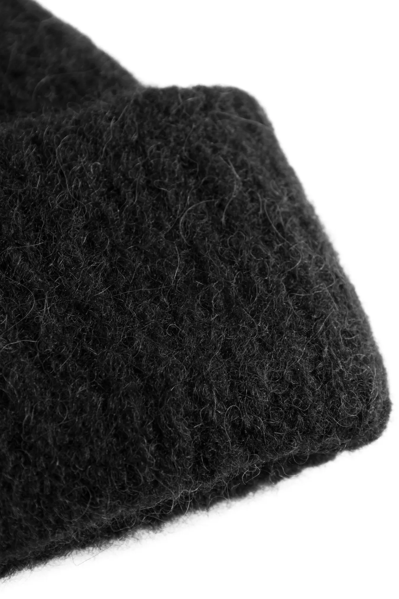 BEANIES^Norse Projects Alpaca Wool Short Beanie Black