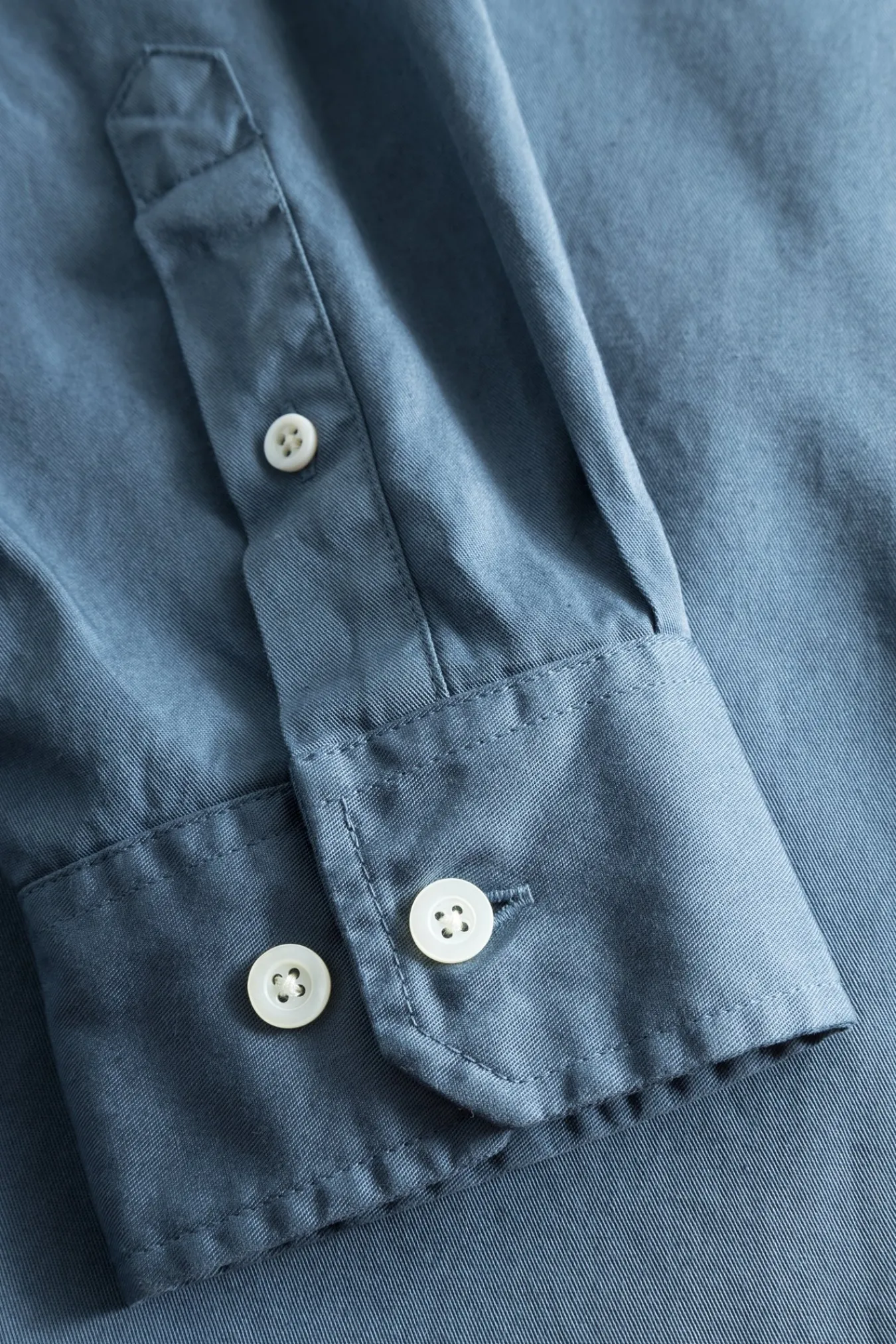 SHIRTING^Norse Projects Anton Light Twill Shirt Steel Blue