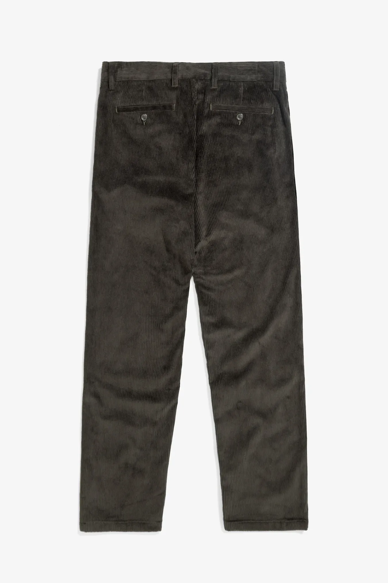TROUSERS^Norse Projects Aros Regular Wide Wale Corduroy Chino Beech Green
