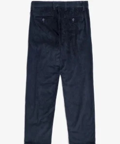TROUSERS^Norse Projects Aros Regular Wide Wale Corduroy Chino Dark Navy