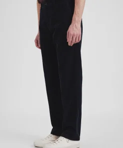 TROUSERS^Norse Projects Aros Regular Wide Wale Corduroy Chino Dark Navy