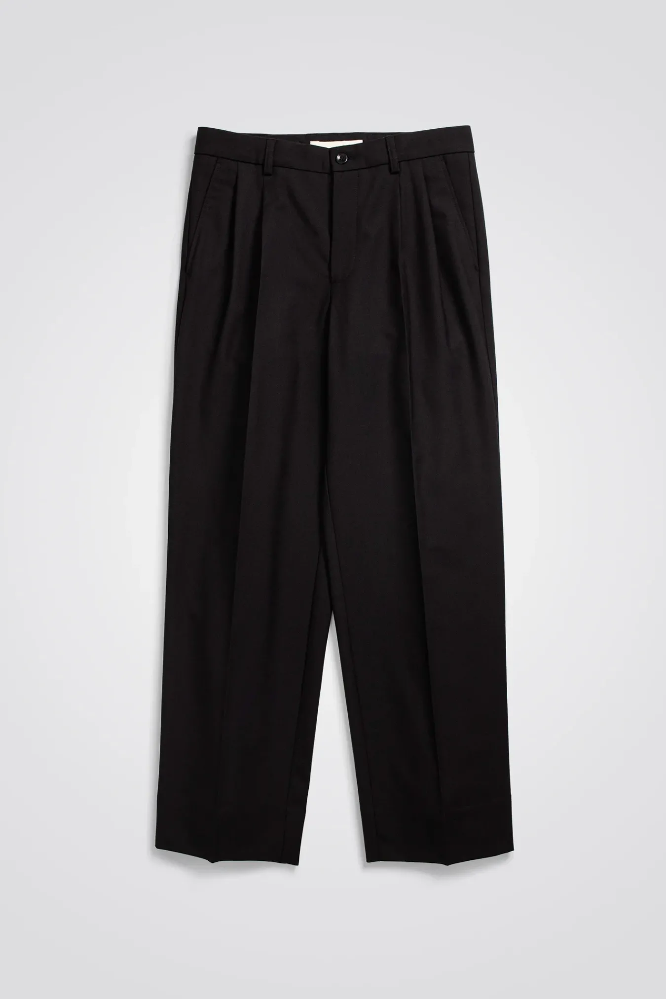 TROUSERS^Norse Projects Benn Relaxed Pleated Trouser Black