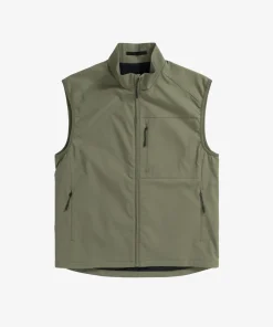 OUTERWEAR^Norse Projects Birkholm Solotex Twill Vest Sediment Green