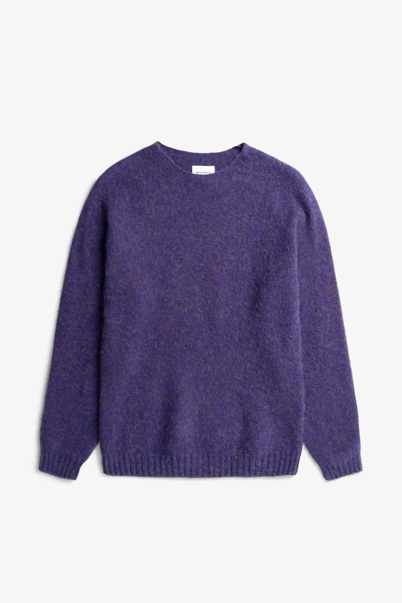 KNITWEAR^Norse Projects Birnir Brushed Lambswool Purple