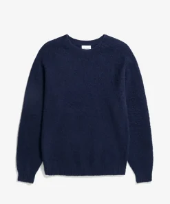 KNITWEAR^Norse Projects Birnir Brushed Lambswool Dark Navy