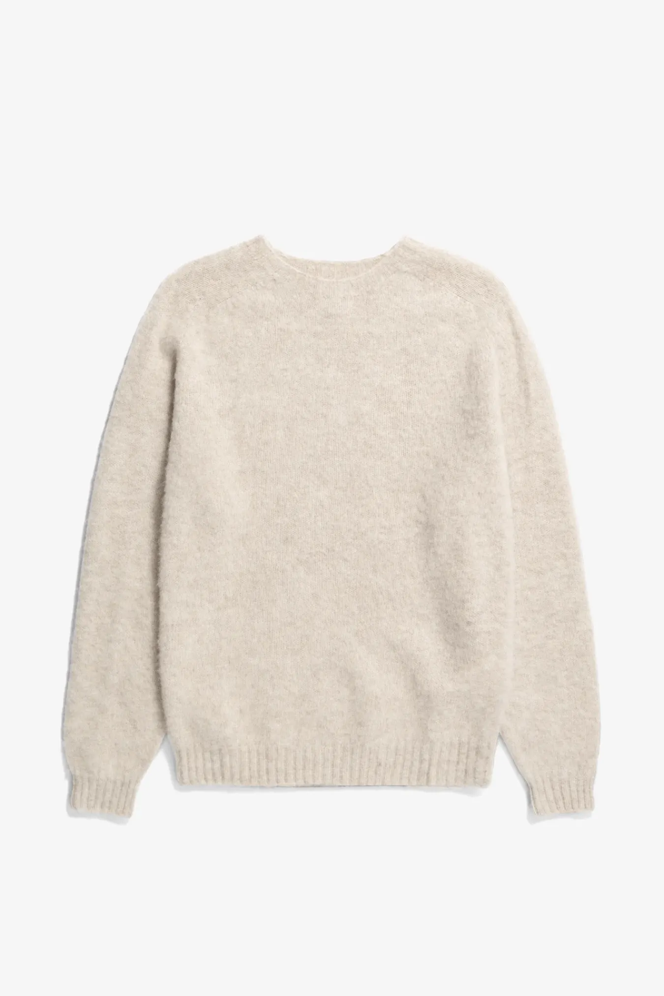 KNITWEAR^Norse Projects Birnir Brushed Lambswool Oatmeal