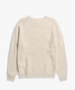 KNITWEAR^Norse Projects Birnir Brushed Lambswool Oatmeal