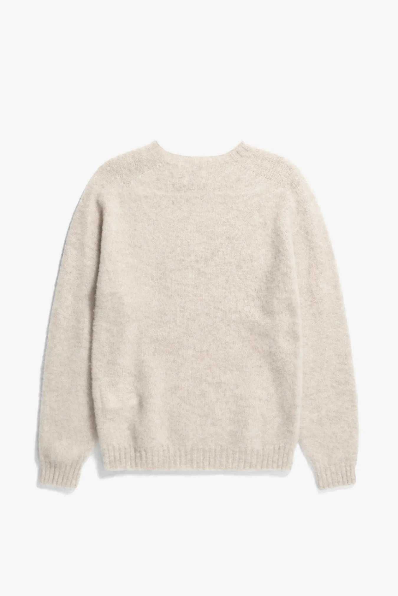 KNITWEAR^Norse Projects Birnir Brushed Lambswool Oatmeal