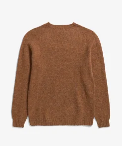 KNITWEAR^Norse Projects Birnir Brushed Lambswool Burnt Orange