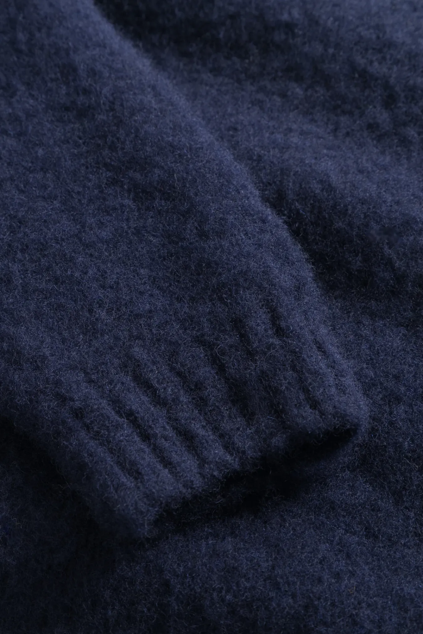 KNITWEAR^Norse Projects Birnir Brushed Lambswool Dark Navy