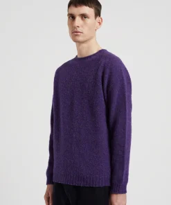 KNITWEAR^Norse Projects Birnir Brushed Lambswool Purple