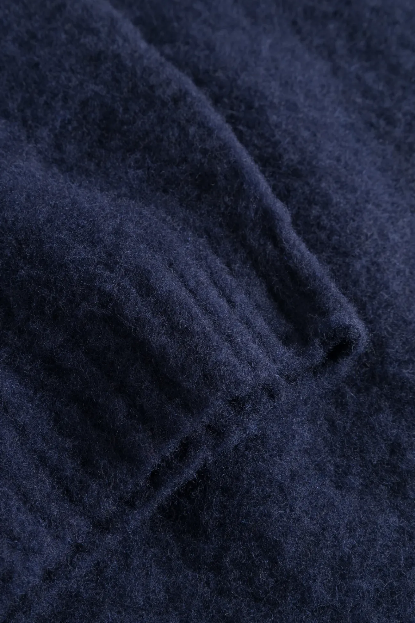KNITWEAR^Norse Projects Birnir Brushed Lambswool Dark Navy