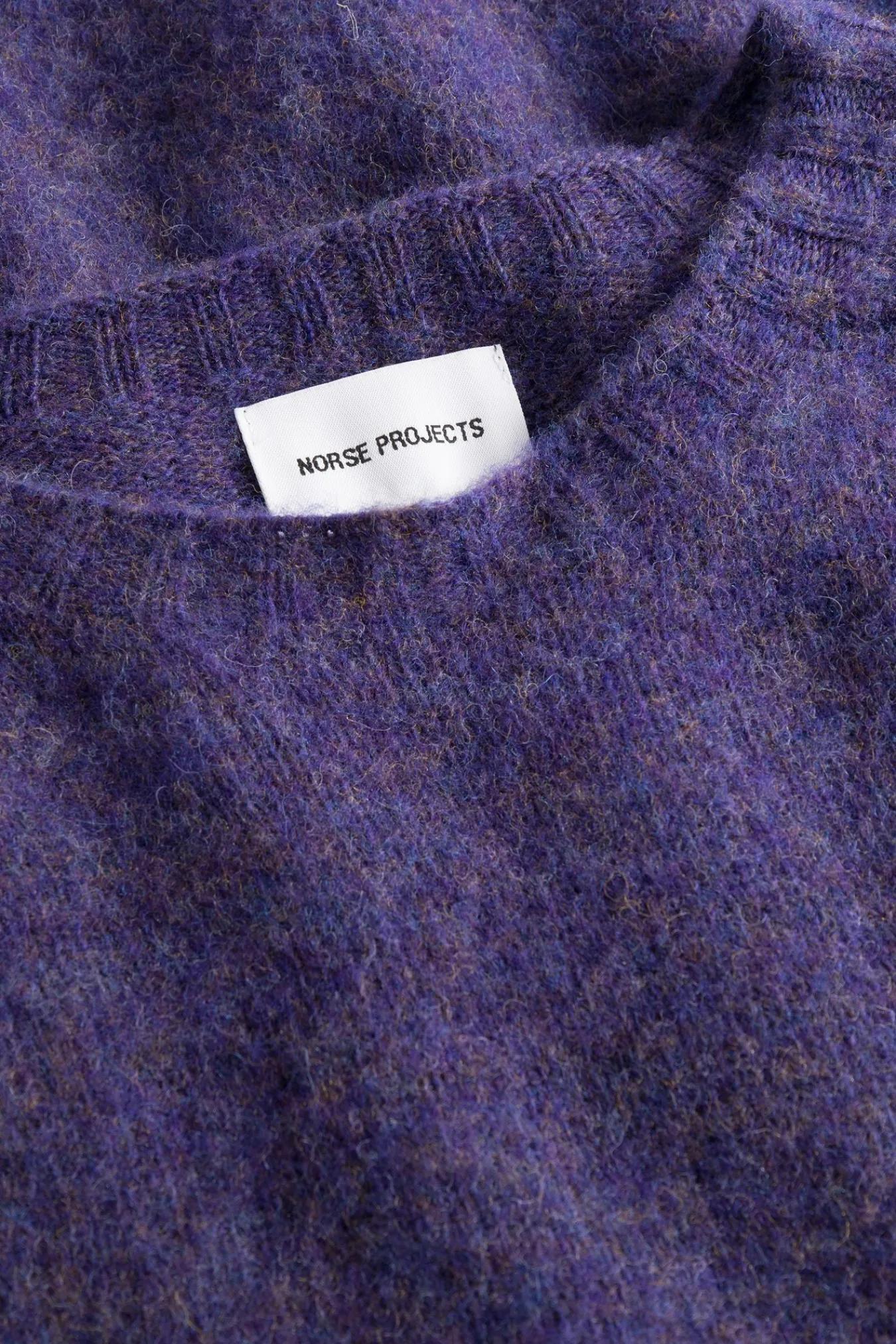 KNITWEAR^Norse Projects Birnir Brushed Lambswool Purple