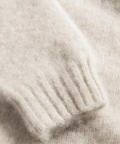 KNITWEAR^Norse Projects Birnir Brushed Lambswool Oatmeal