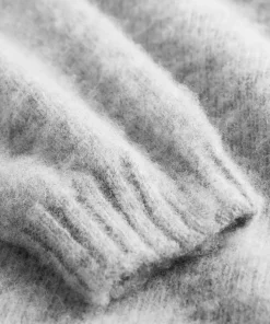 KNITWEAR^Norse Projects Birnir Brushed Lambswool Light Grey Melange