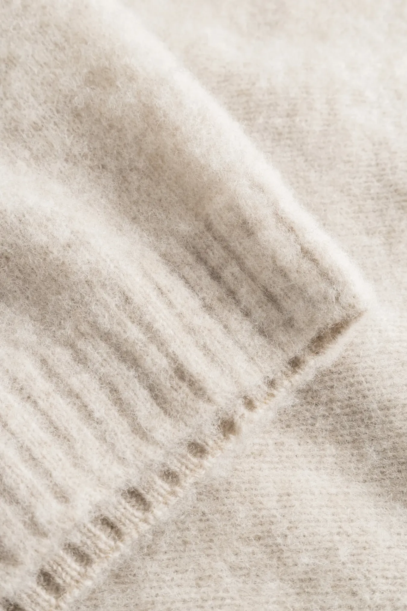 KNITWEAR^Norse Projects Birnir Brushed Lambswool Oatmeal