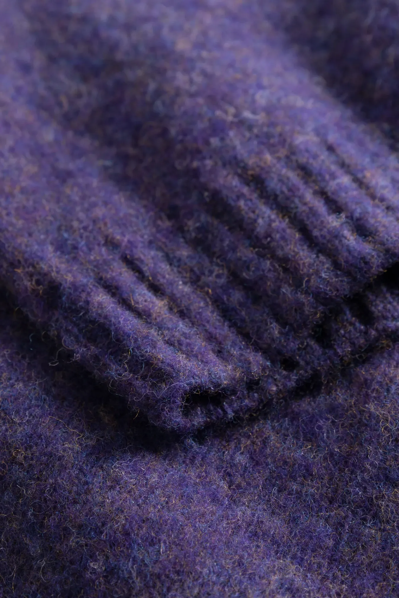 KNITWEAR^Norse Projects Birnir Brushed Lambswool Purple