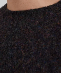 KNITWEAR^Norse Projects Birnir Brushed Lambswool Black Multi