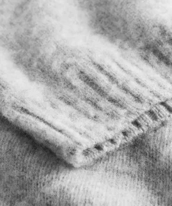KNITWEAR^Norse Projects Birnir Brushed Lambswool Light Grey Melange