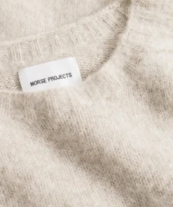 KNITWEAR^Norse Projects Birnir Brushed Lambswool Oatmeal