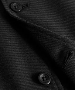 SHIRTING^Norse Projects Carsten Cotton Wool LS Shirt Black