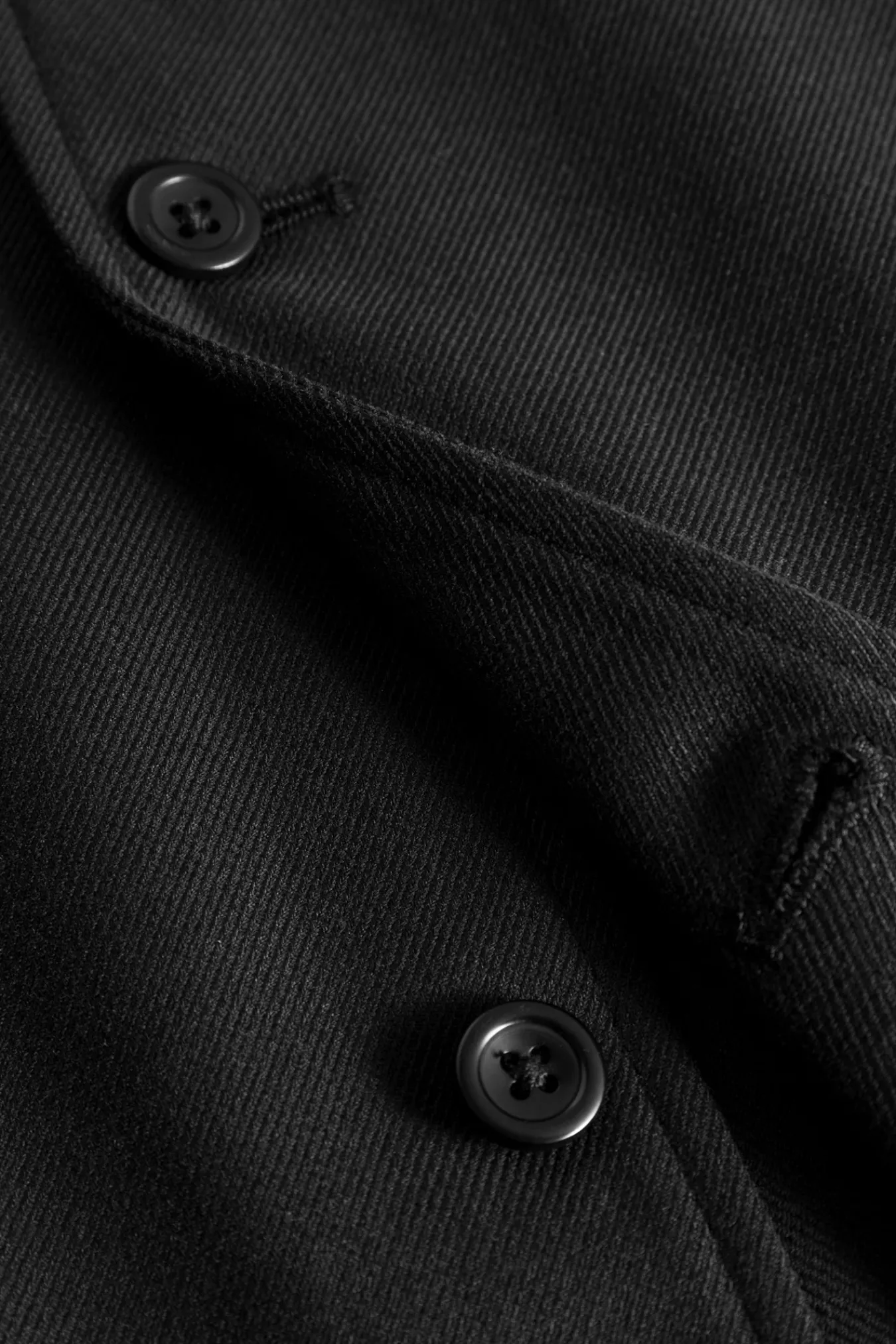 SHIRTING^Norse Projects Carsten Cotton Wool LS Shirt Black