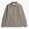 SHIRTING^Norse Projects Carsten Travel Light Shirt LS Concrete Grey