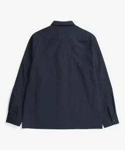 SHIRTING^Norse Projects Carsten Travel Light Shirt LS Dark Navy