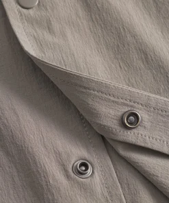 SHIRTING^Norse Projects Carsten Travel Light Shirt LS Concrete Grey