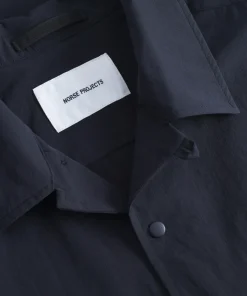 SHIRTING^Norse Projects Carsten Travel Light Shirt LS Dark Navy
