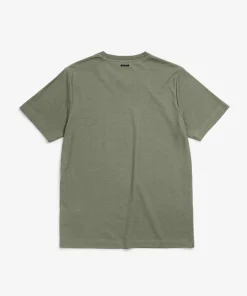 T-SHIRTS^Norse Projects Cotton Crêpe T-shirt Sediment Green