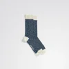 ACCESSORIES^Norse Projects Ebbe Slub Sock Steel Blue