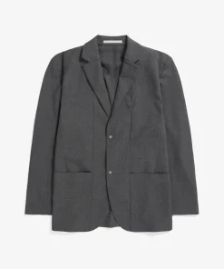 OVERSHIRTS | OUTERWEAR^Norse Projects Emil Cordura Tech Wool Blazer Charcoal Melange