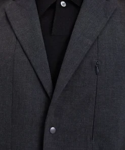 OVERSHIRTS | OUTERWEAR^Norse Projects Emil Cordura Tech Wool Blazer Charcoal Melange