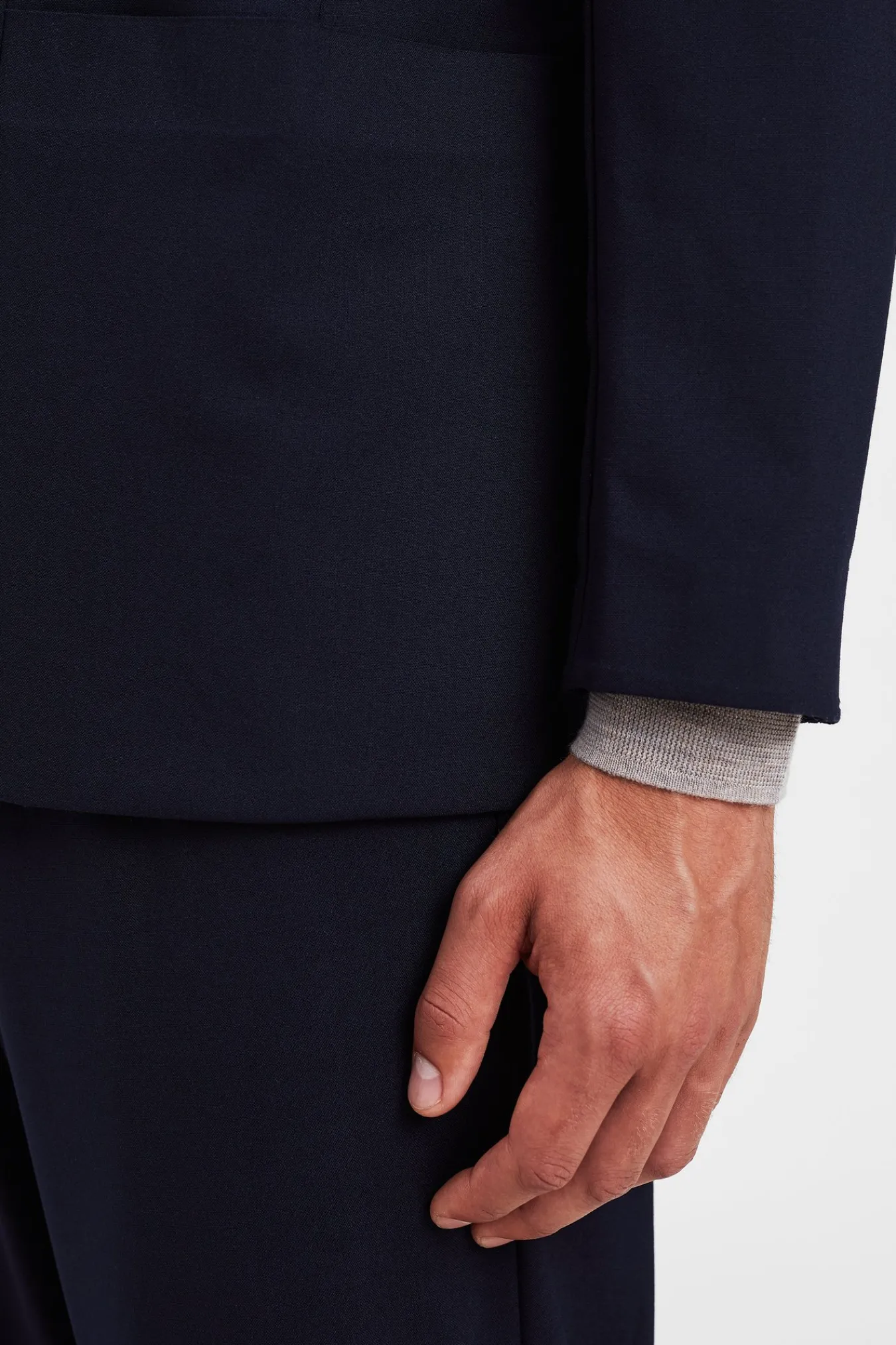 OVERSHIRTS | OUTERWEAR^Norse Projects Emil Cordura Tech Wool Blazer Dark Navy