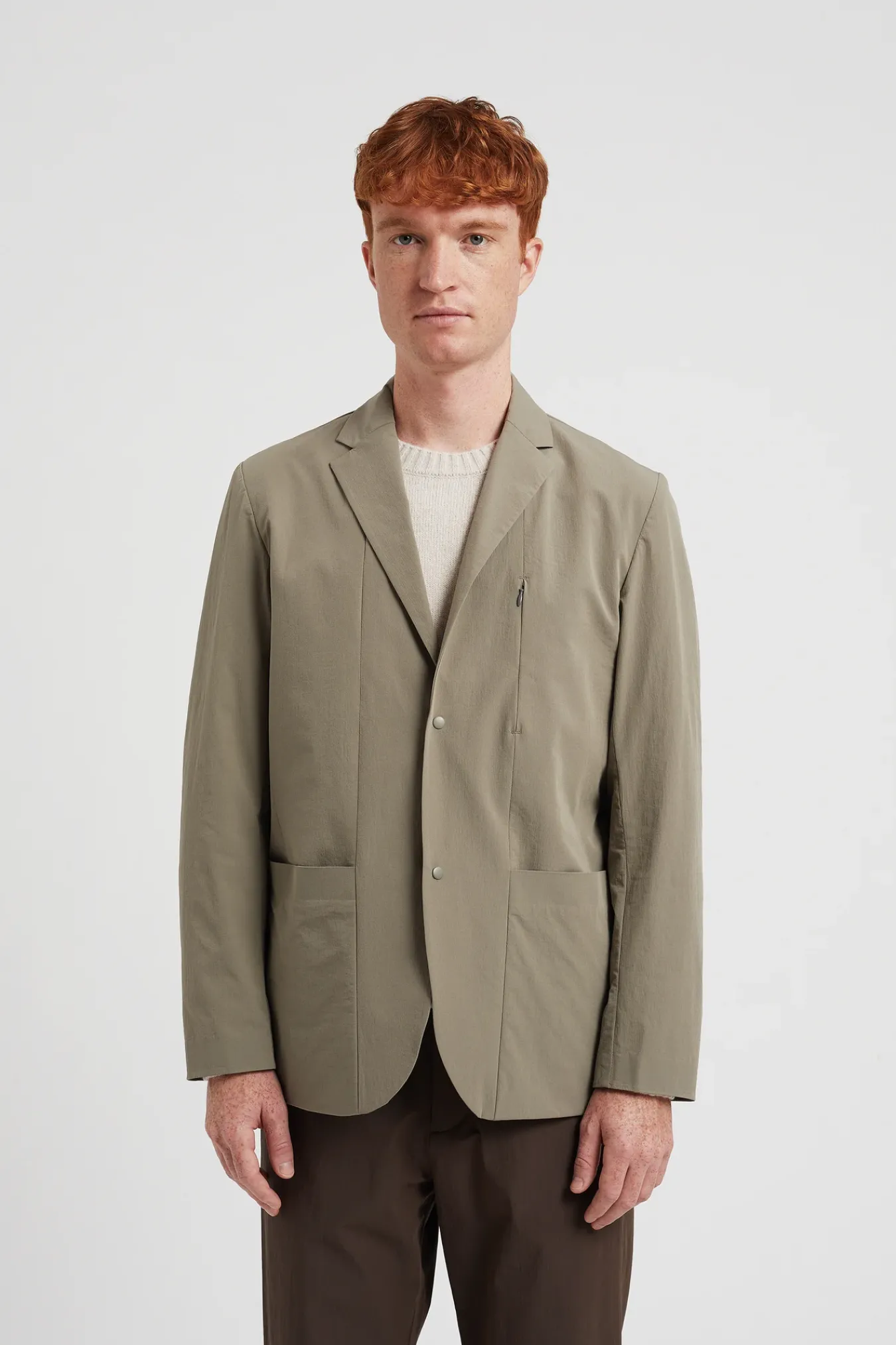 OVERSHIRTS^Norse Projects Emil Travel Light Concrete Grey