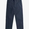 TROUSERS^Norse Projects Ezra Relaxed Solotex Twill Trouser Dark Navy
