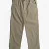 TROUSERS^Norse Projects Ezra Relaxed Solotex Twill Trouser Sediment Green