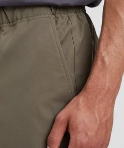 TROUSERS^Norse Projects Ezra Relaxed Solotex Twill Trouser Sediment Green