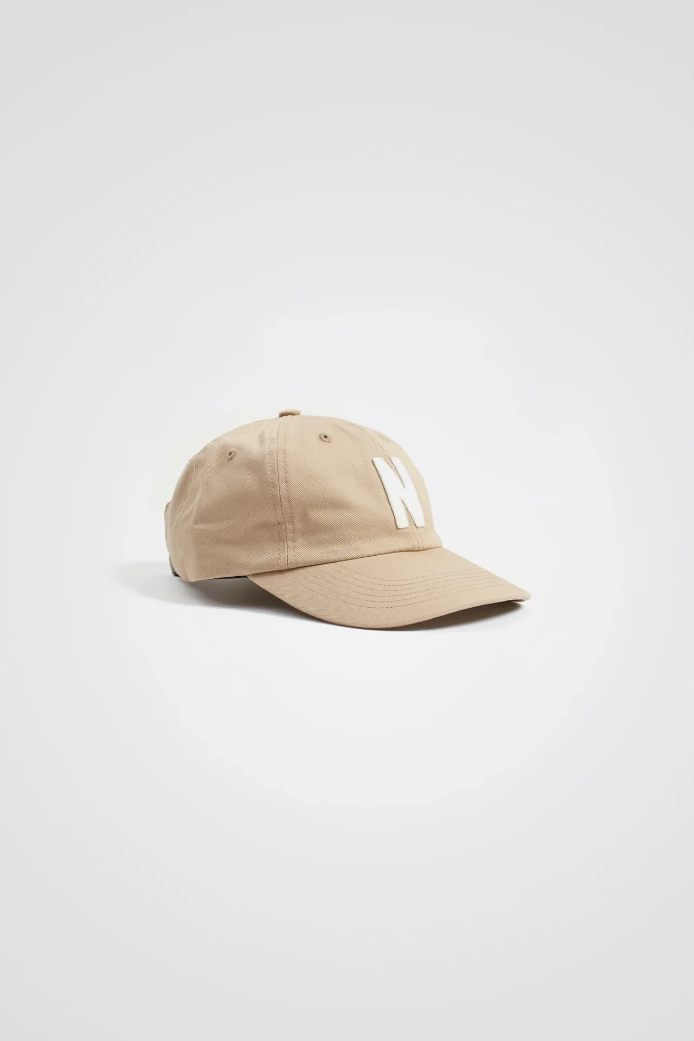 CAPS^Norse Projects Felt N Twill Sports Cap Utility Khaki