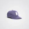 CAPS^Norse Projects Felt N Twill Sports Cap Dusk Purple