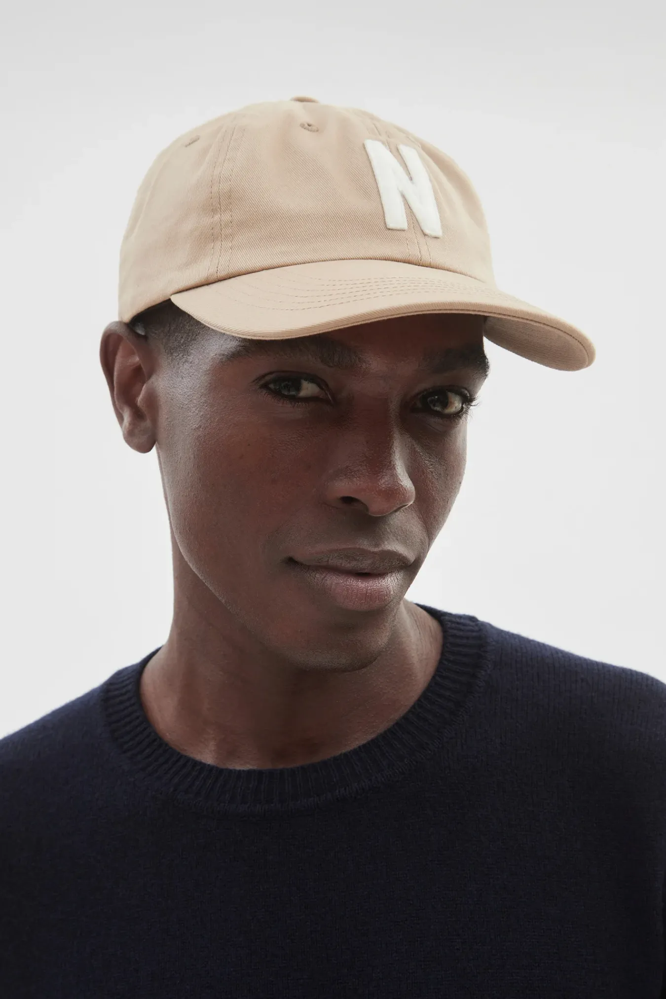 CAPS^Norse Projects Felt N Twill Sports Cap Utility Khaki