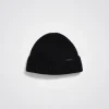 BEANIES^Norse Projects Fine Merino Rib Beanie Black
