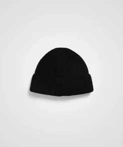 BEANIES^Norse Projects Fine Merino Rib Beanie Black